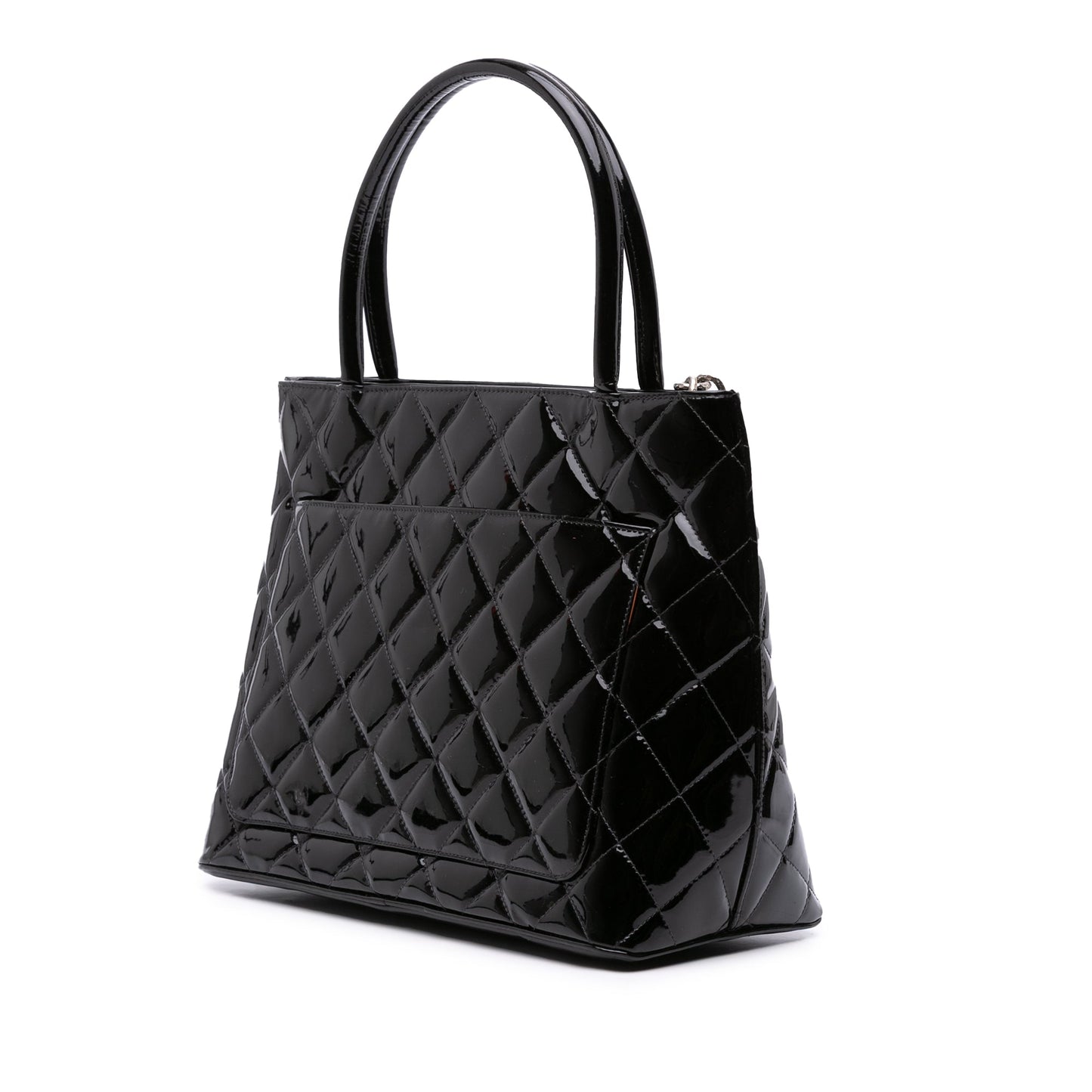 Chanel Patent Medallion Tote