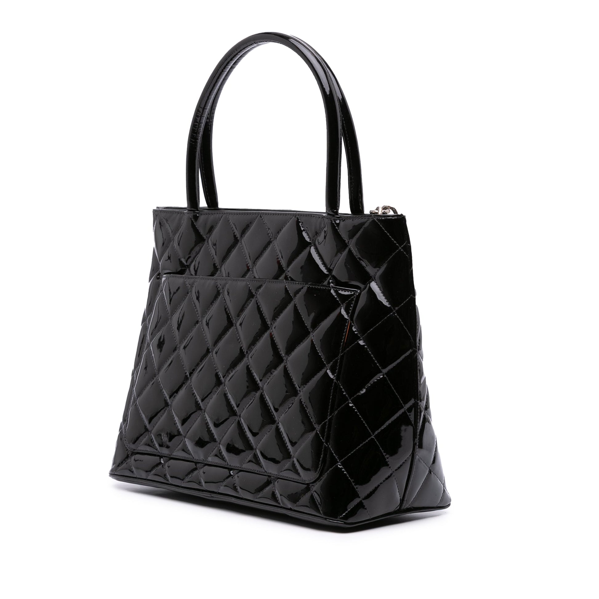 Chanel Patent Medallion Tote