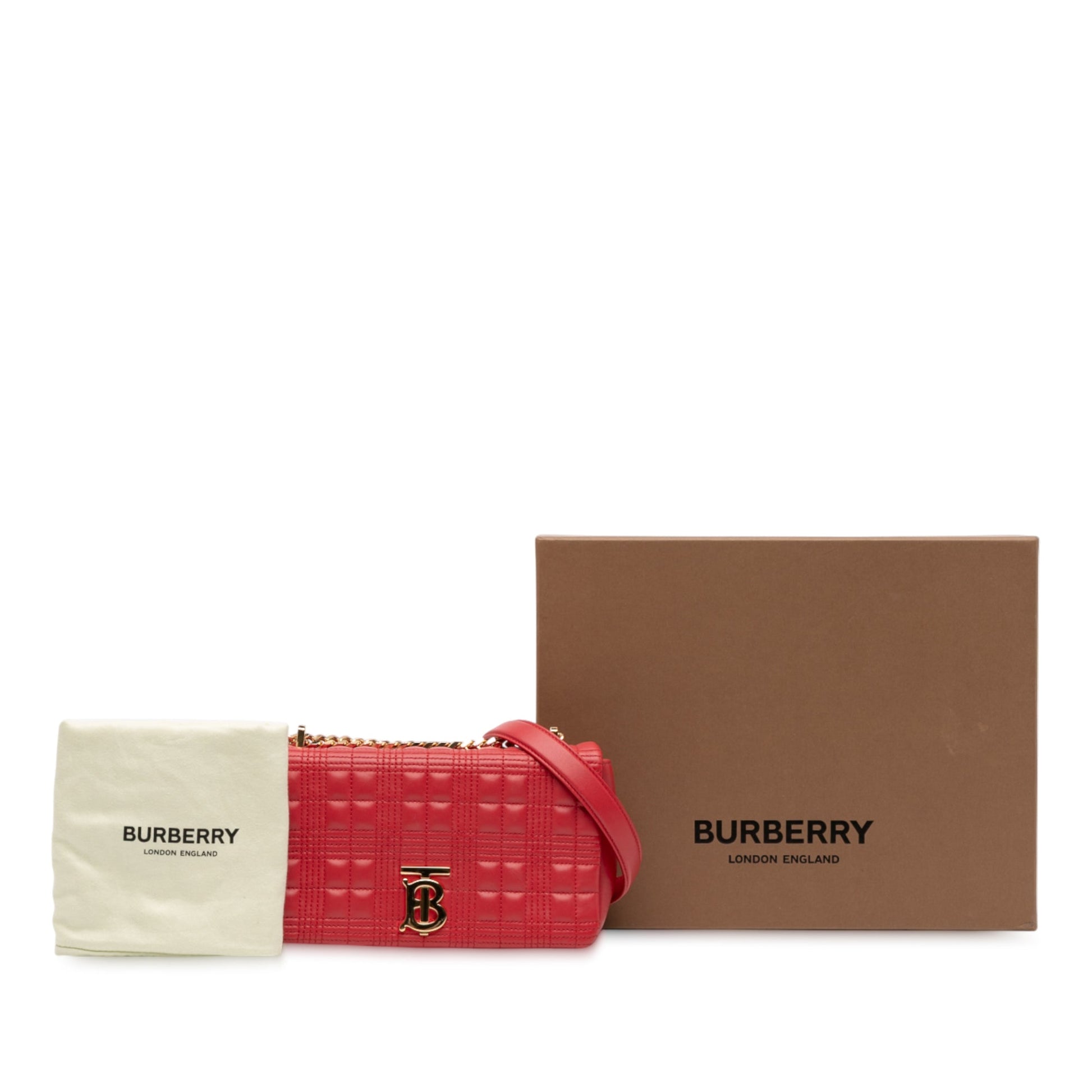 Burberry Small Quilted Lambskin Lola Crossbody