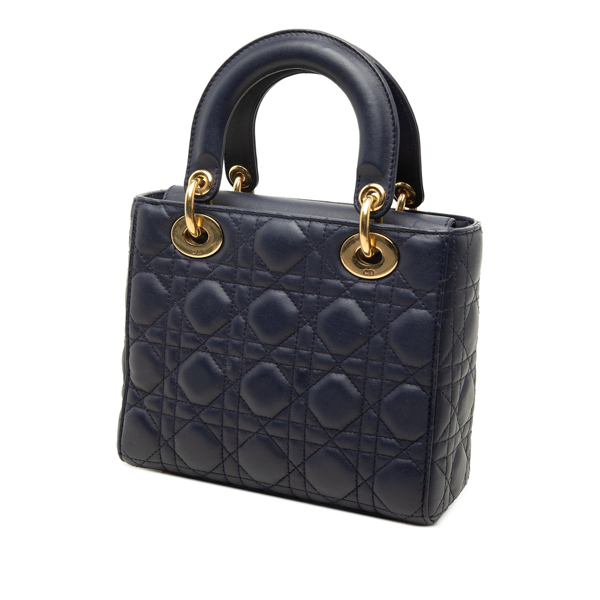 Dior Small Lambskin Cannage My ABC Lady Dior — Blue
