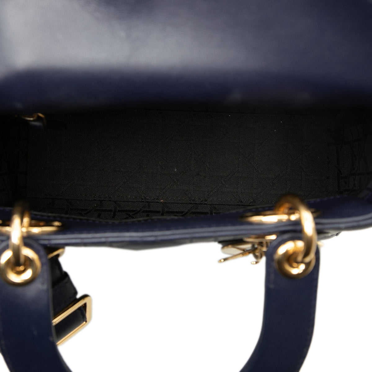 Dior Small Lambskin Cannage My ABC Lady Dior — Blue