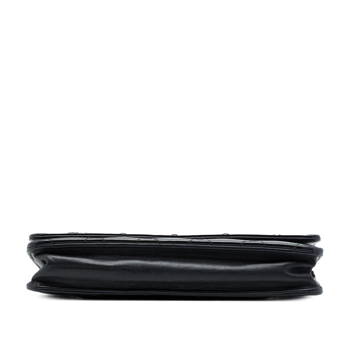 Chanel CC Quilted Patent Wallet On Chain