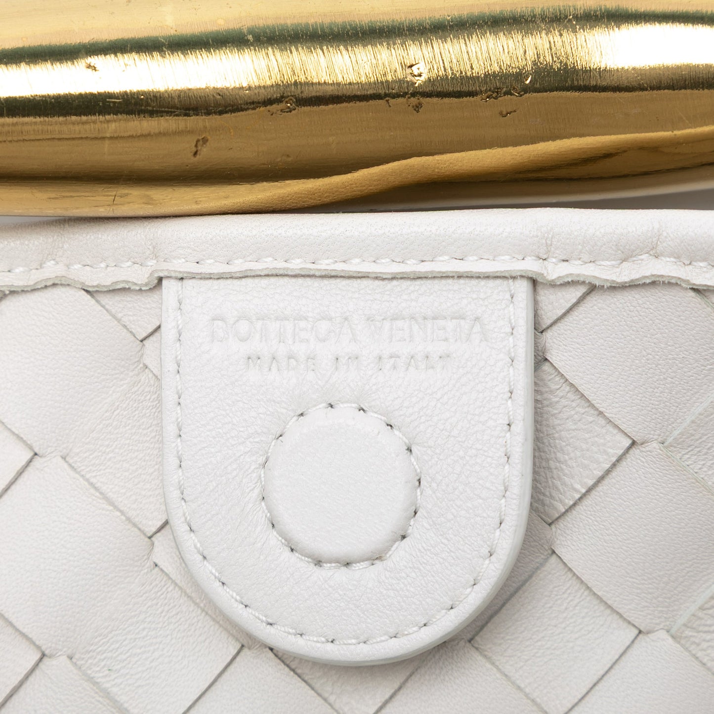 Bottega Veneta Lambskin Intrecciato Sardine