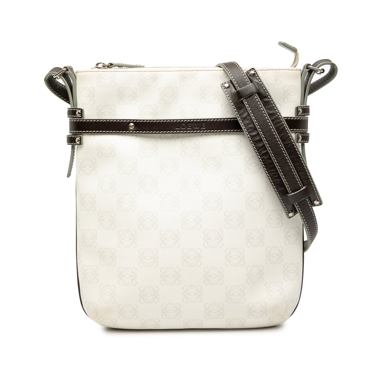 LOEWE Anagram Coated Canvas Crossbody