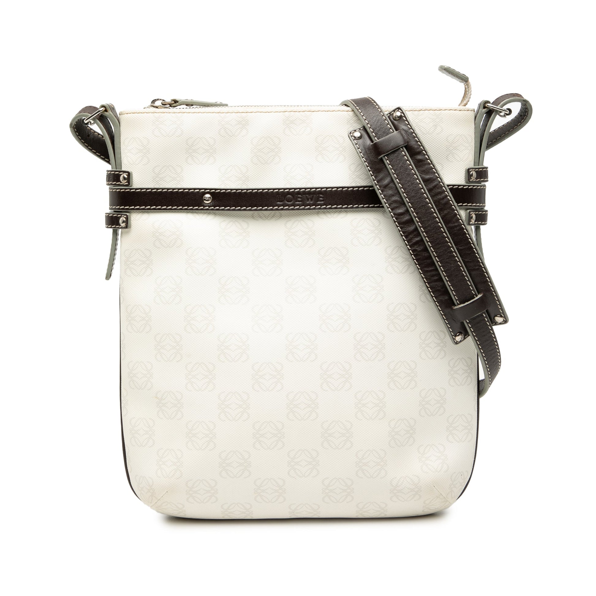 LOEWE Anagram Coated Canvas Crossbody