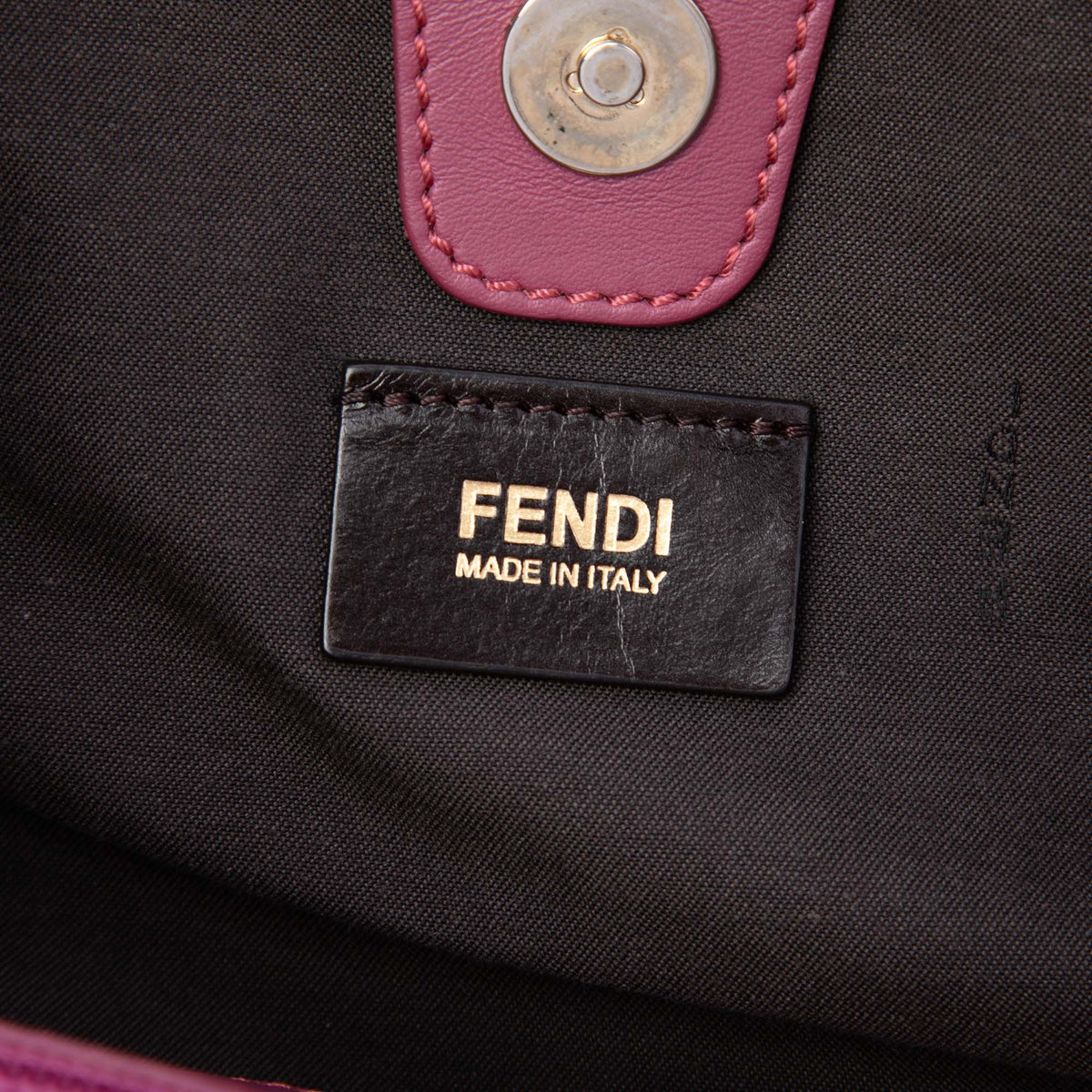 Fendi Zucchino Canvas Tote — Beige