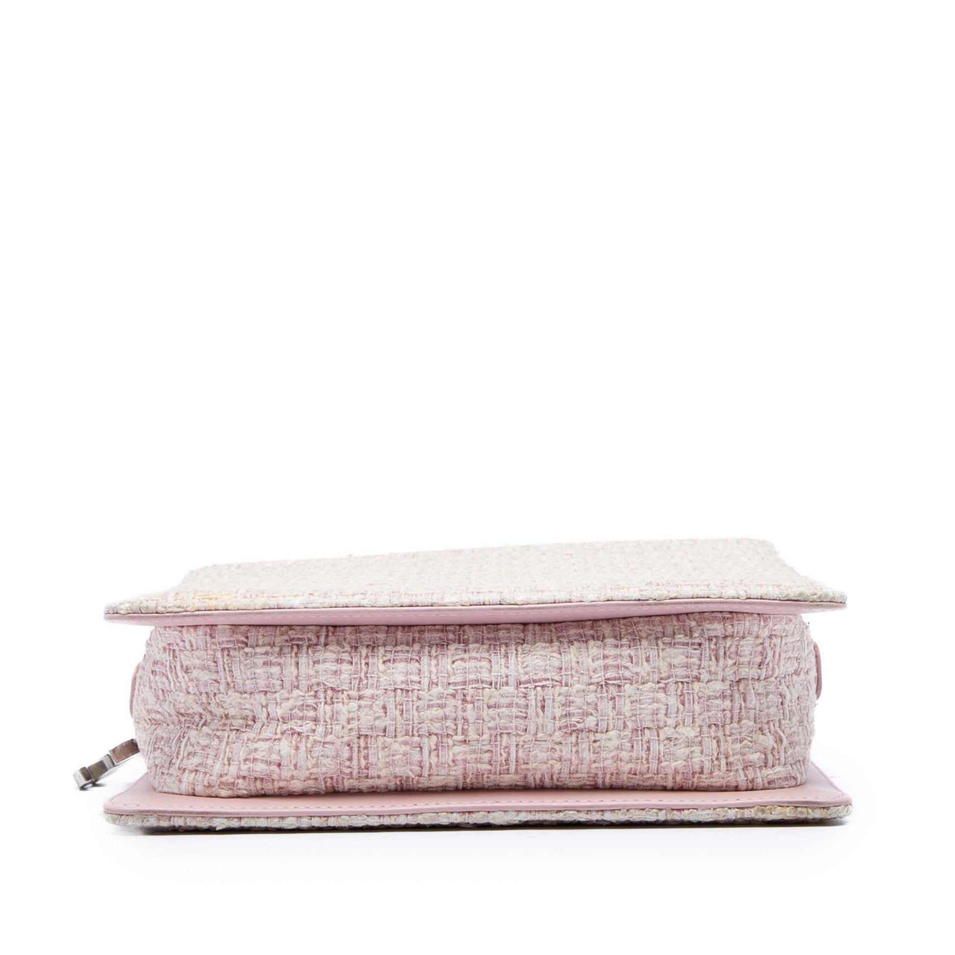 Chanel Square Tweed PVC Chain Fantasy Shoulder Bag