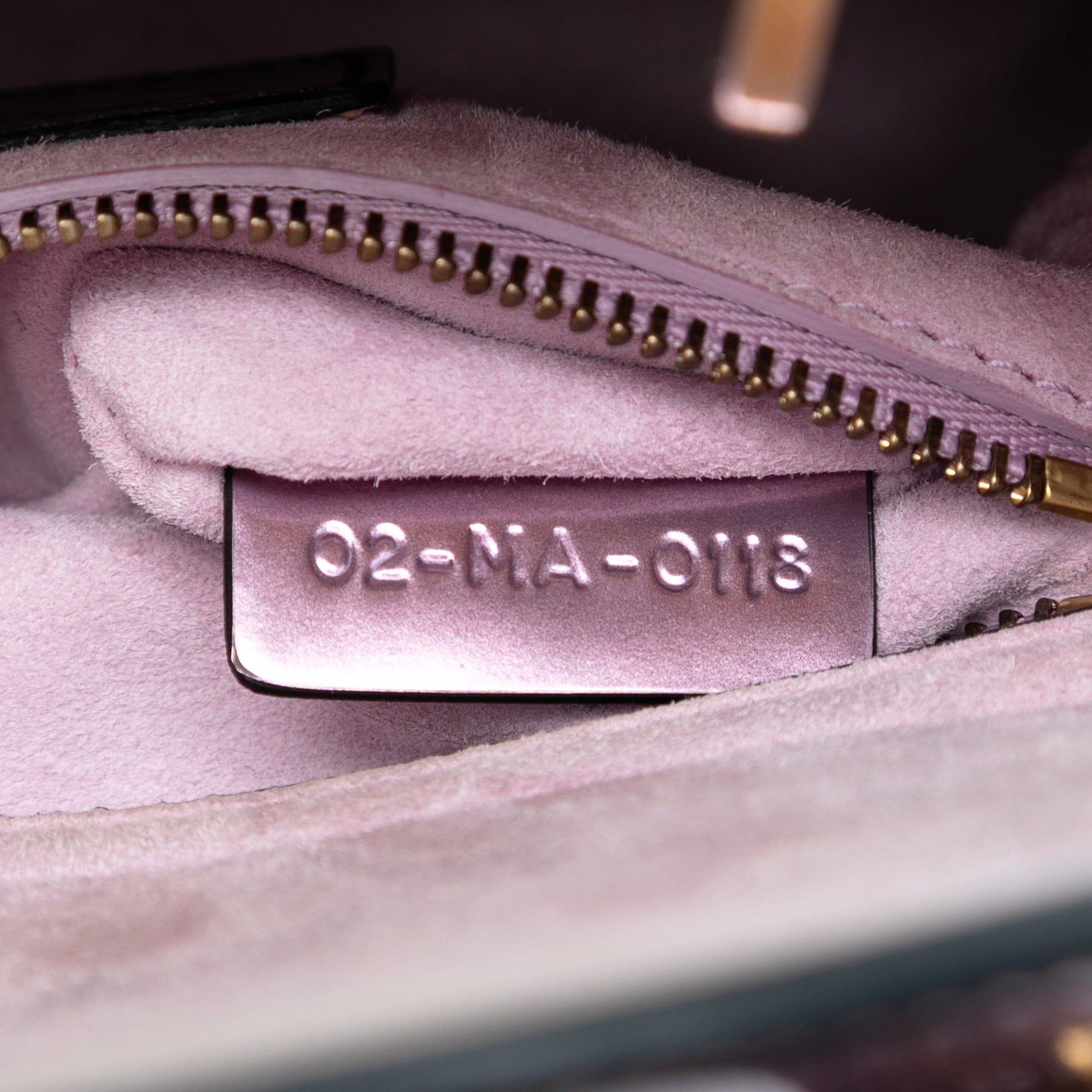 Dior Mini Metallic Patent Lady Dior