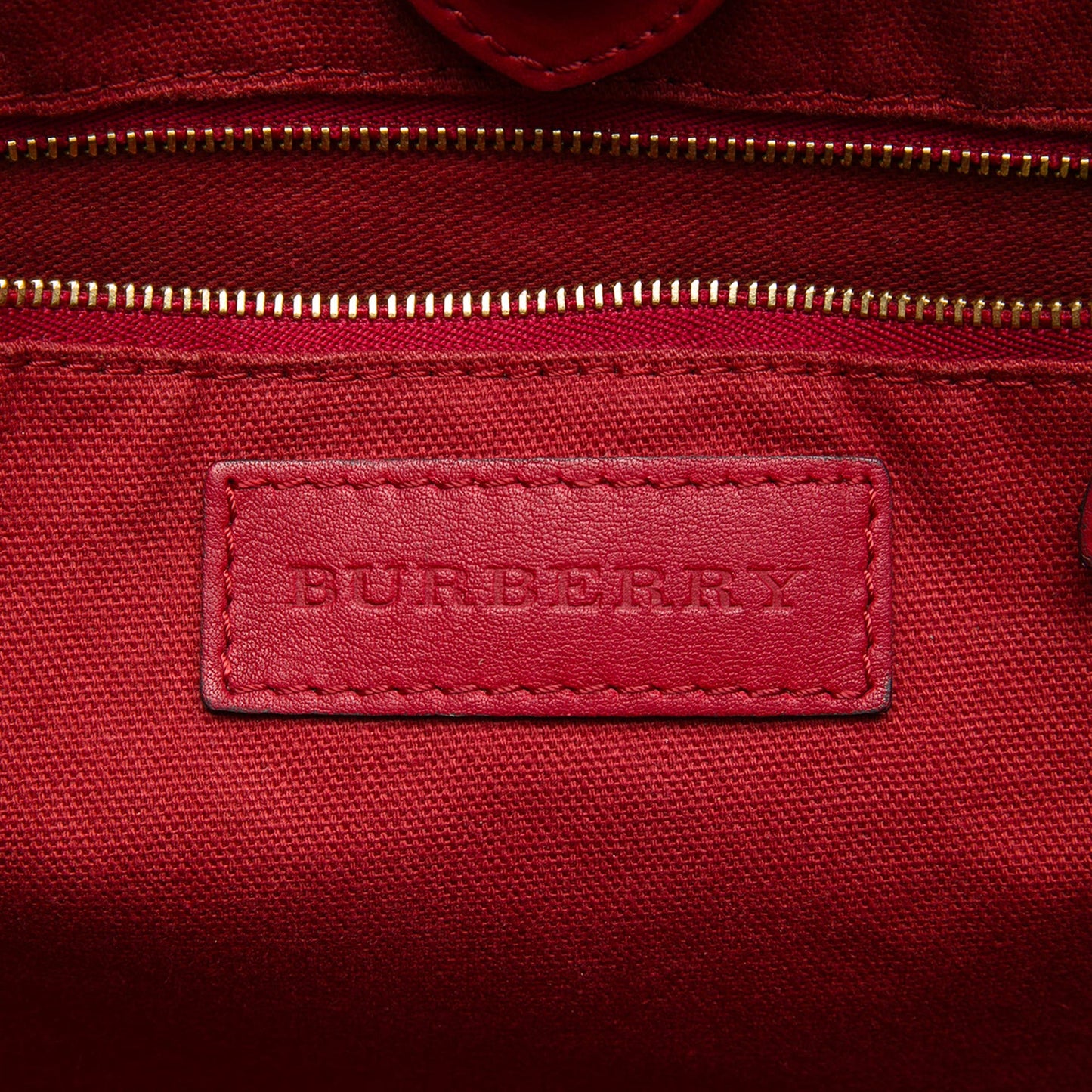 Burberry Small Leather Trimmed Haymarket Check Coated Canvas Canterbury Tote