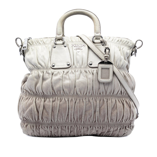 Prada Nappa Gaufre Ombre Satchel