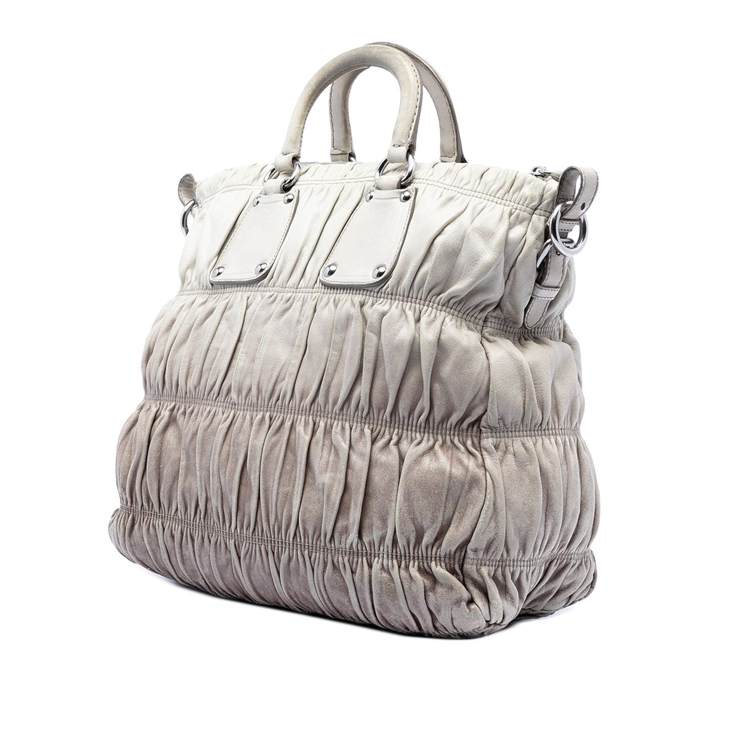 Prada Nappa Gaufre Ombre Satchel