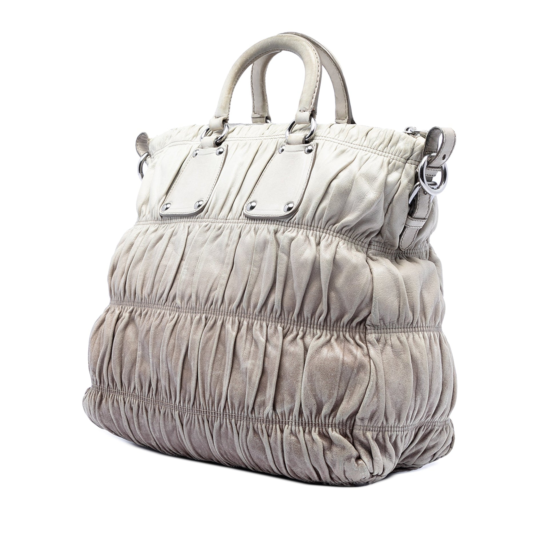 Prada Nappa Gaufre Ombre Satchel