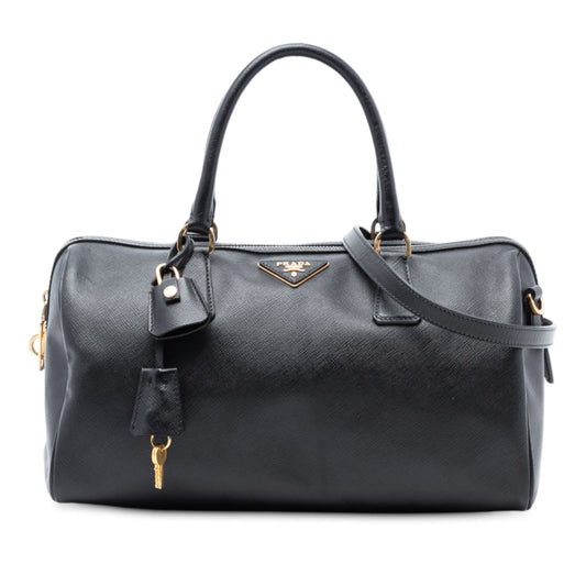Prada Saffiano Lux Boston Bag