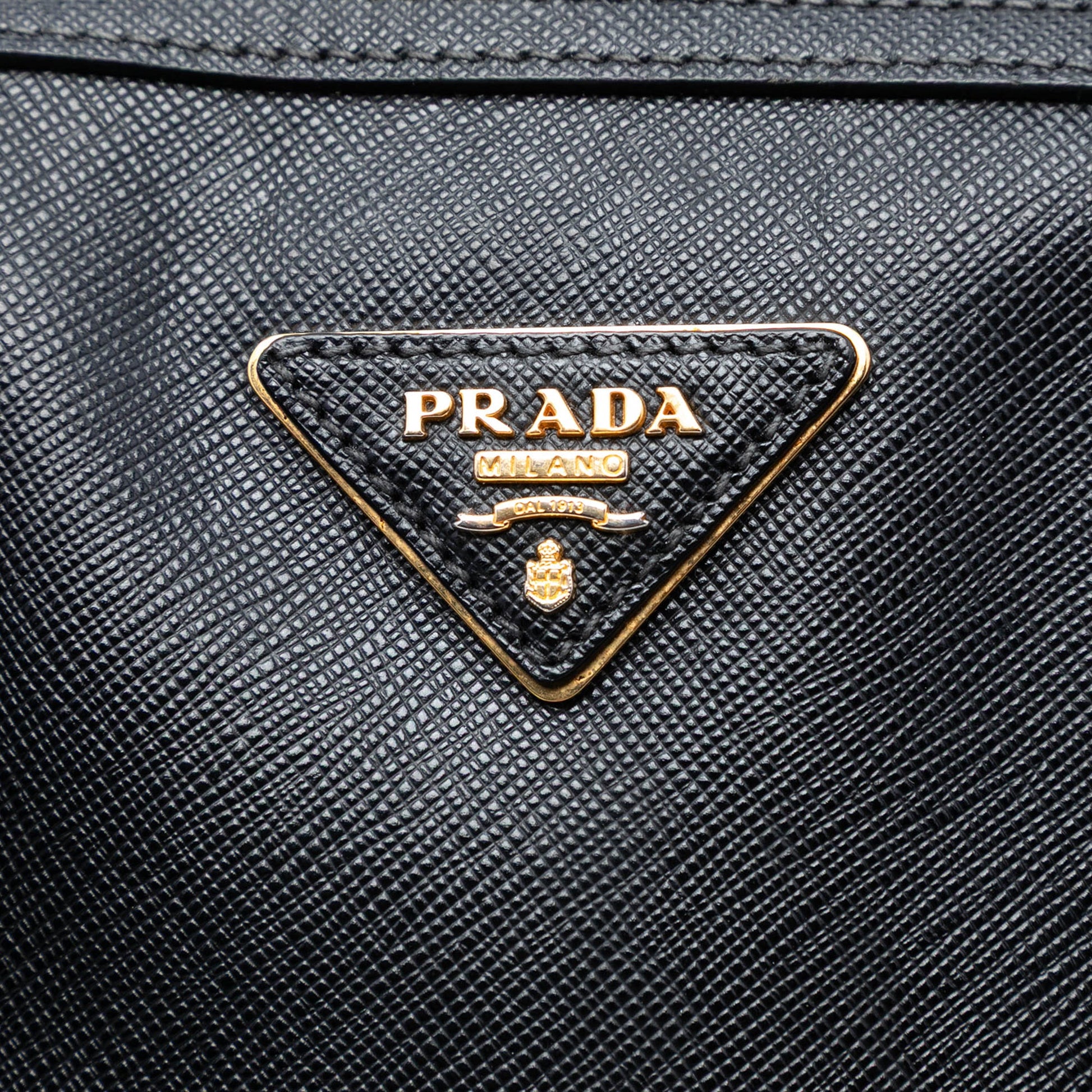 Prada Saffiano Lux Boston Bag