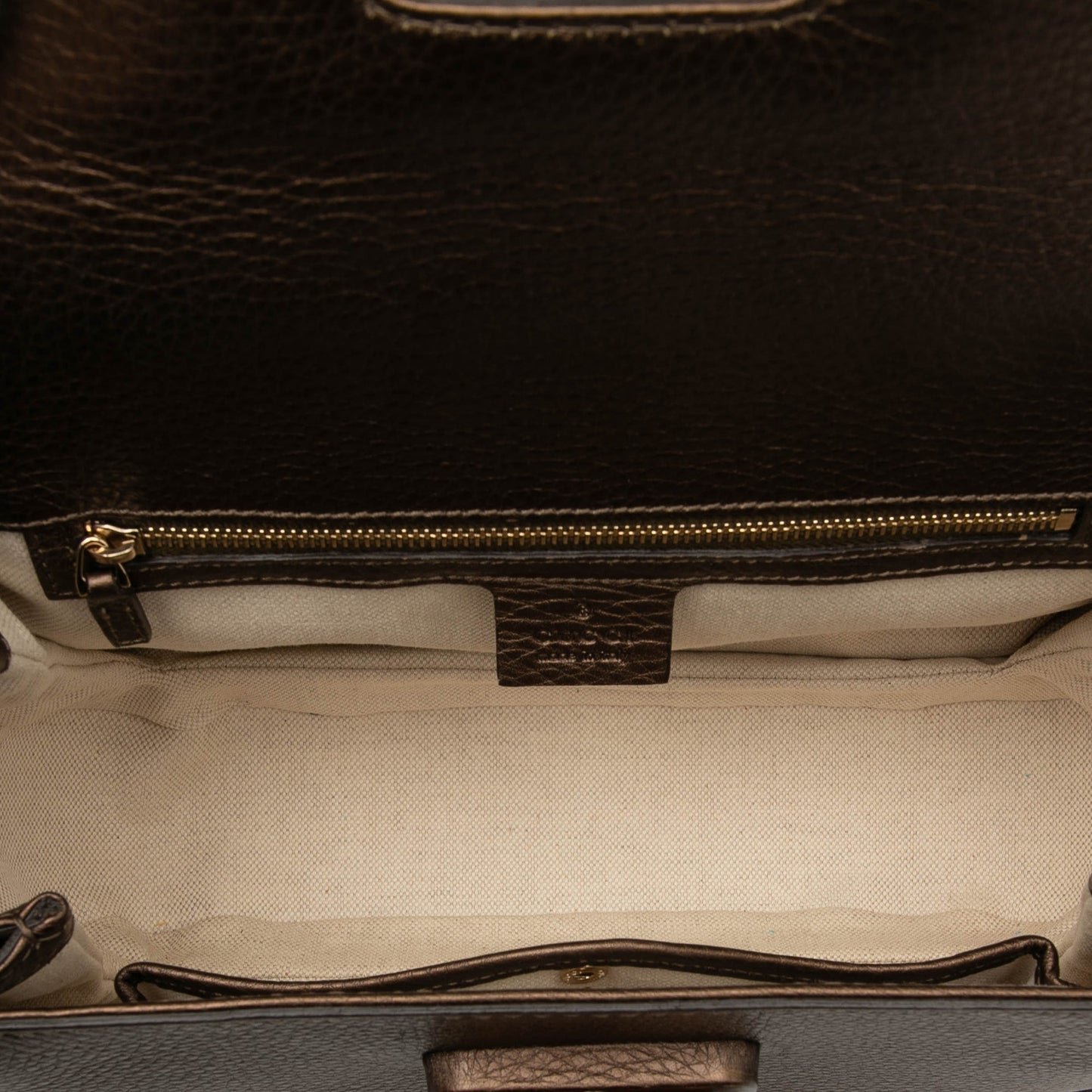 Gucci Medium Leather New Bamboo Satchel