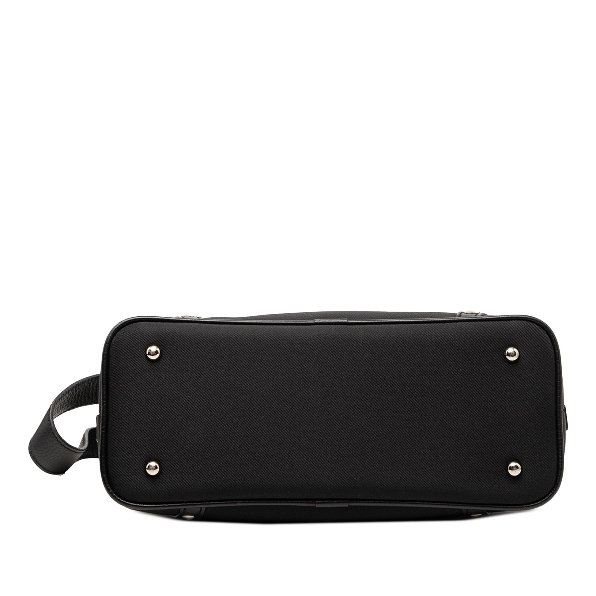Burberry Nova Check Trimmed Canvas Shoulder Bag