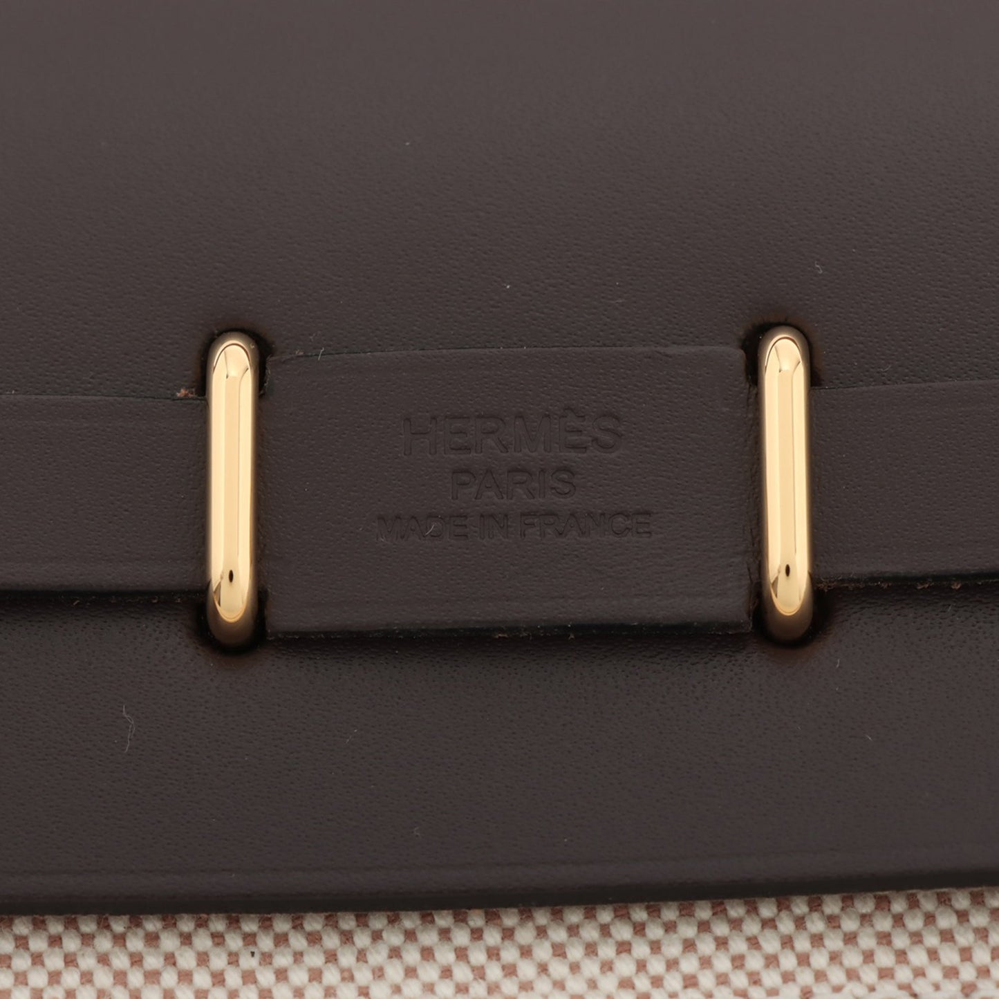 Hermès Military Toile and Vache Hunter Herbag Zip 20