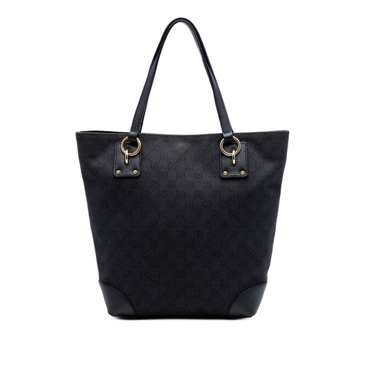 Gucci GG Denim Charm Tote