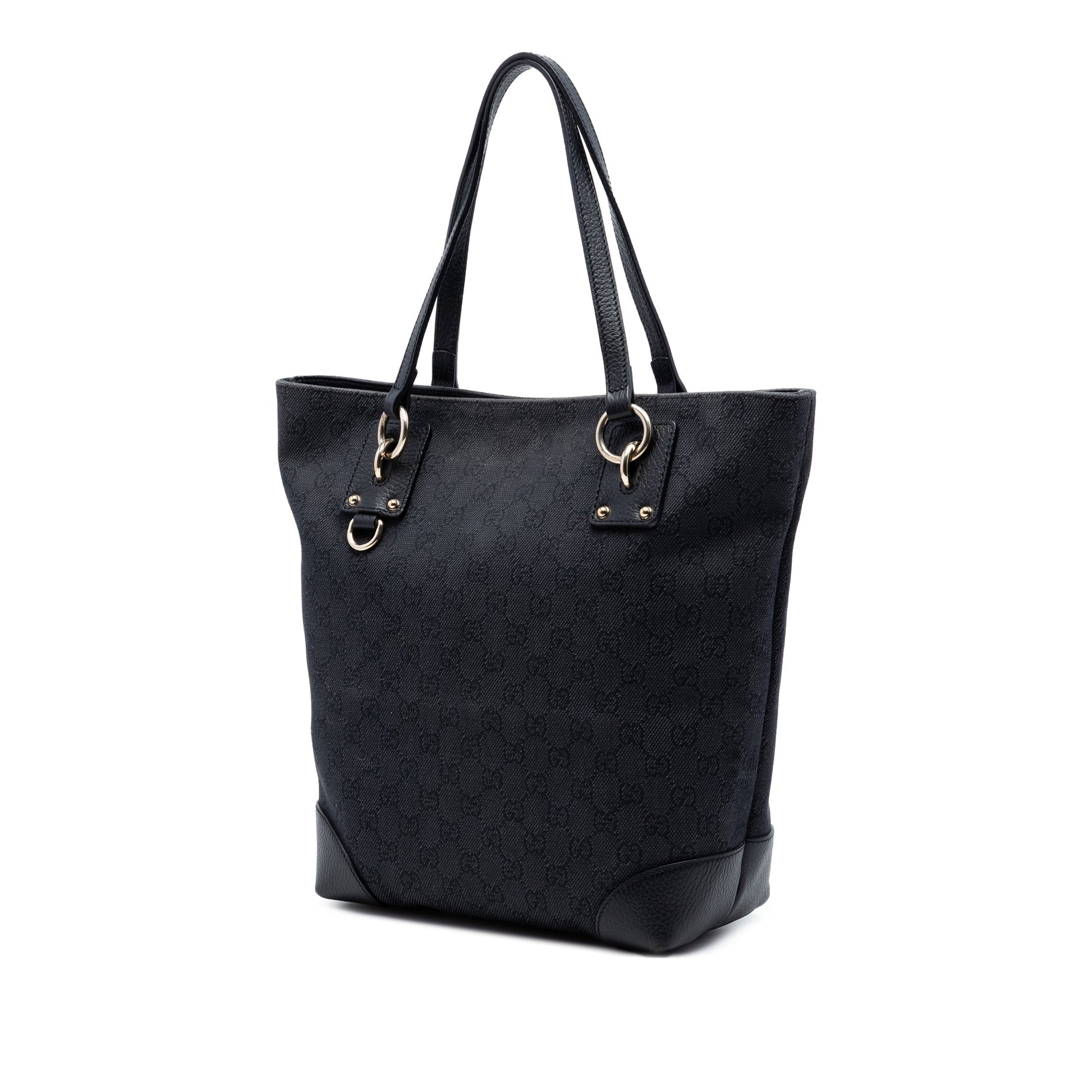 Gucci GG Denim Charm Tote