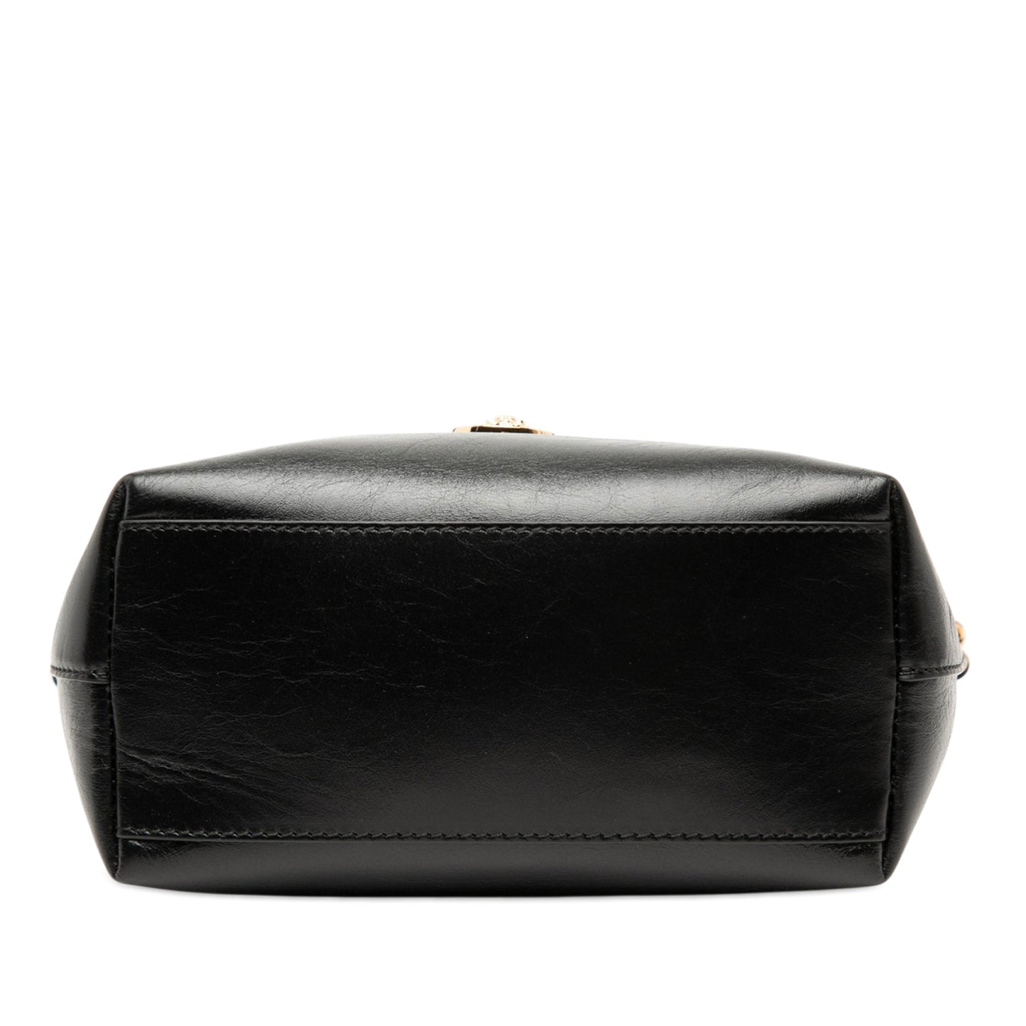 Leather La Medusa Shoulder Bag