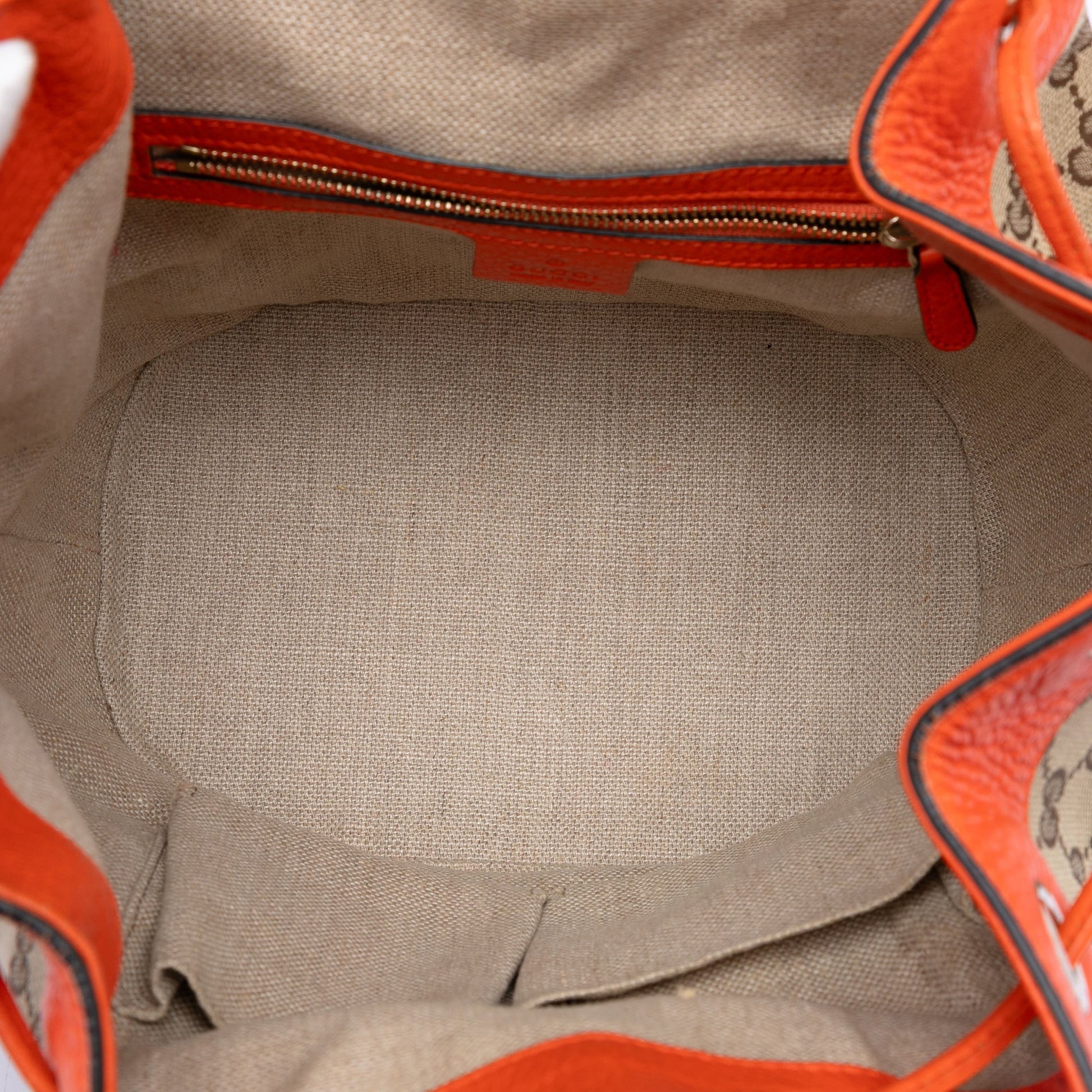 GG Canvas Drawstring Bucket Bag