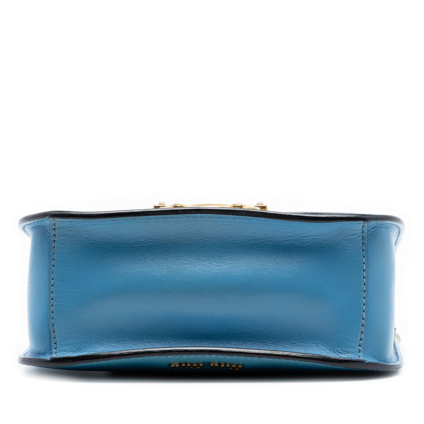 Miu Miu Goatskin Madras Crossbody