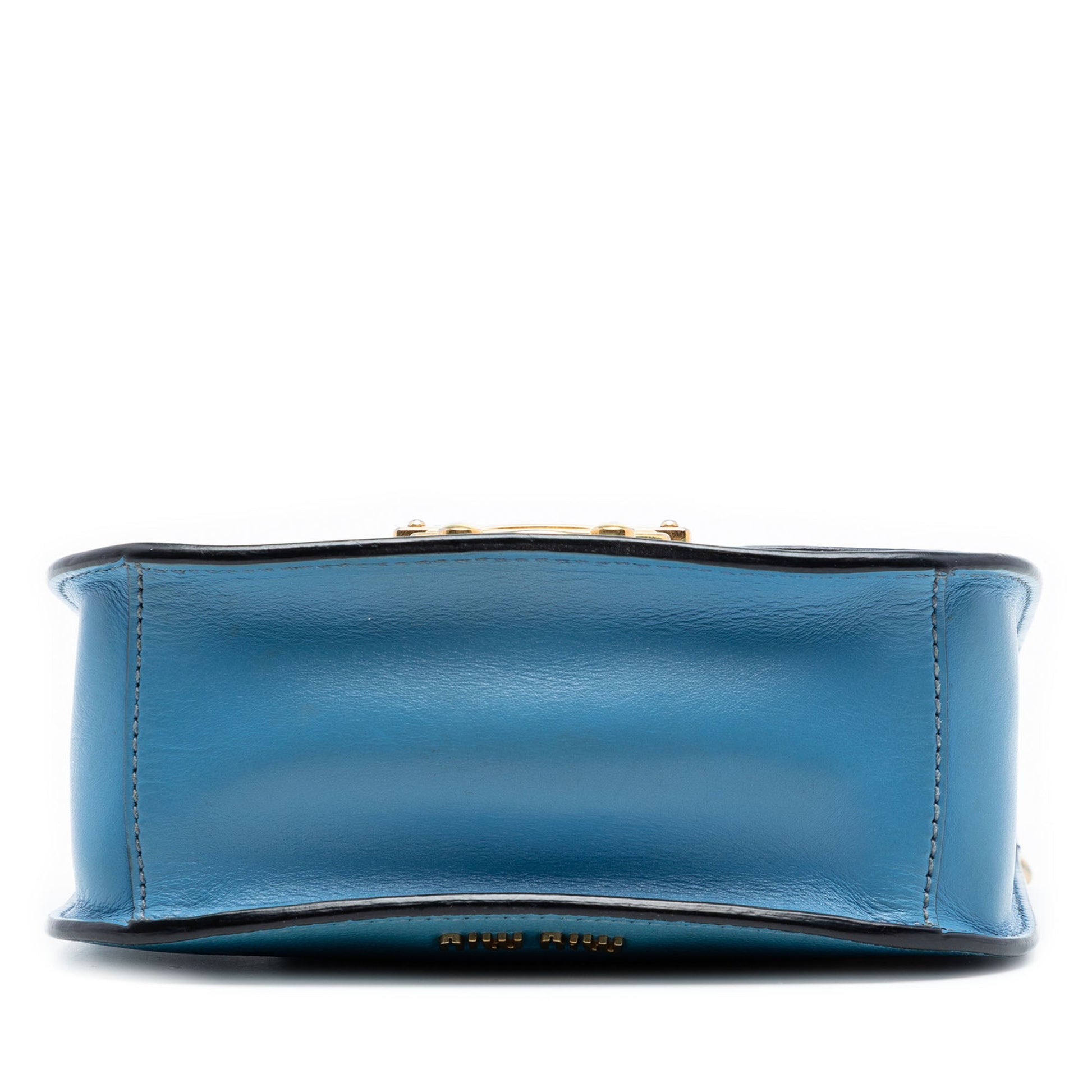 Miu Miu Goatskin Madras Crossbody