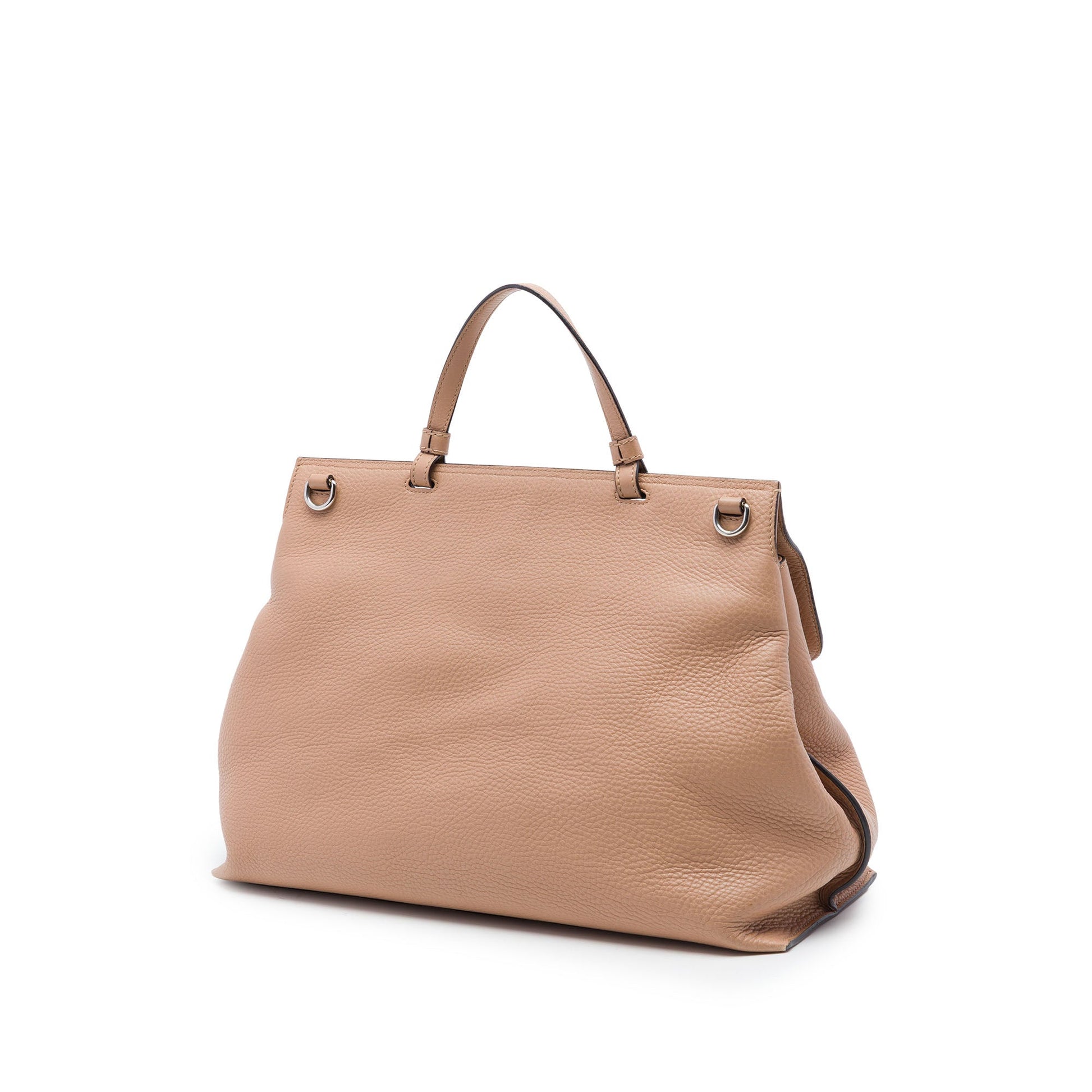Gucci Large Calfskin Bamboo Daily Satchel