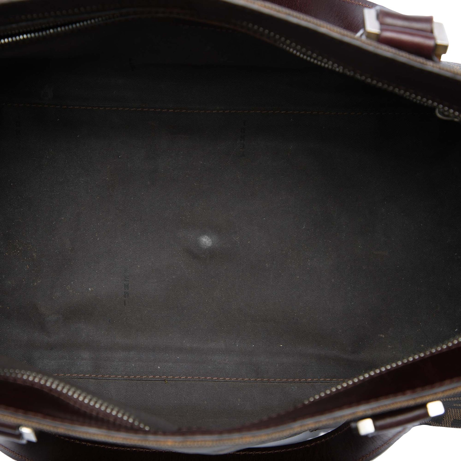 Fendi Zucca Canvas Handbag
