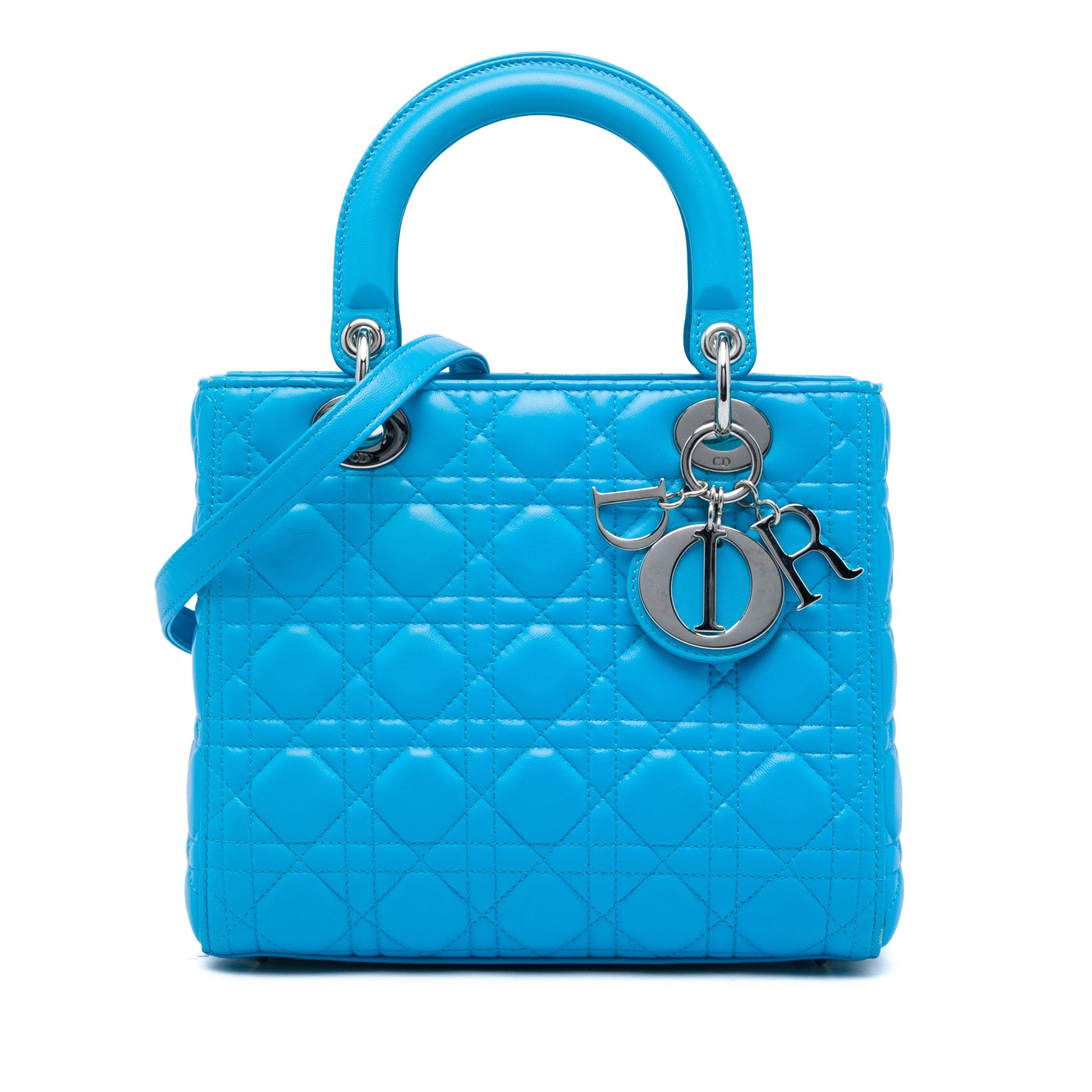 Dior Medium Lambskin Cannage Lady Dior