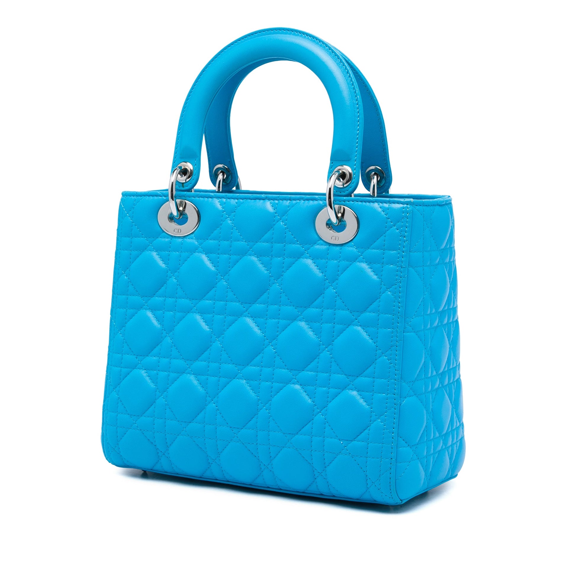 Dior Medium Lambskin Cannage Lady Dior