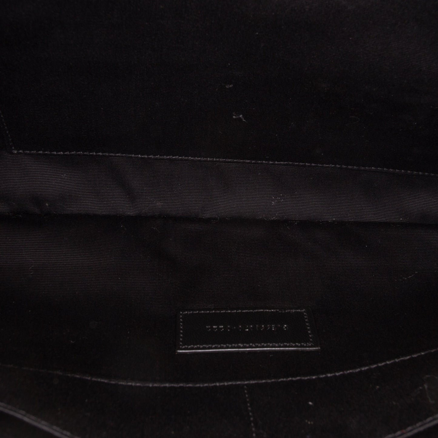 Saint Laurent Croc Embossed Calfskin Monogram Tablet Pouch