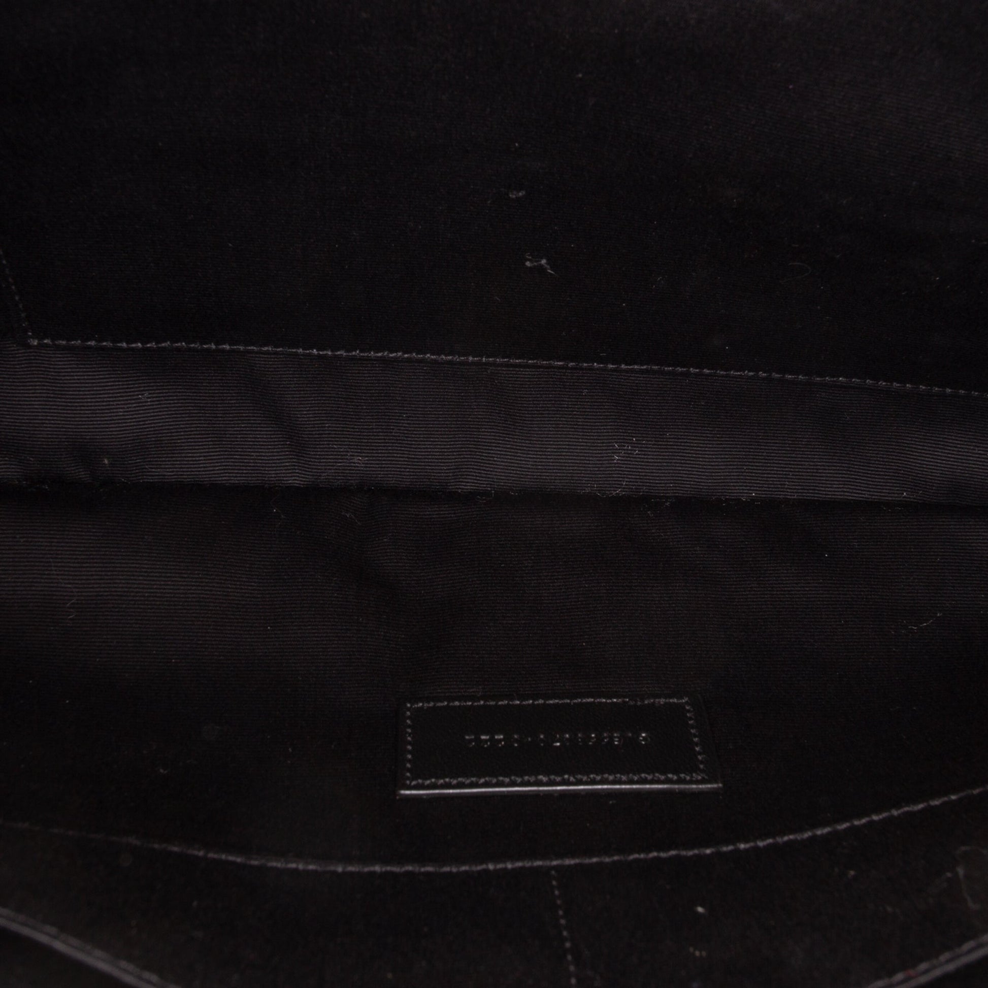 Saint Laurent Croc Embossed Calfskin Monogram Tablet Pouch