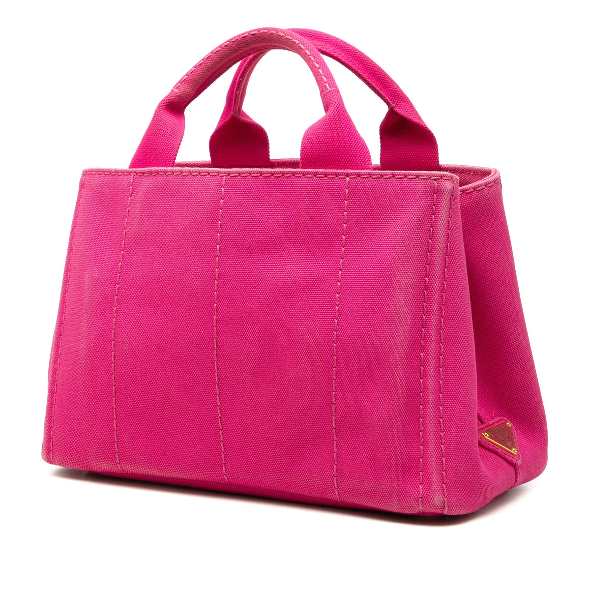 Prada Small Canvas Canapa Logo Tote