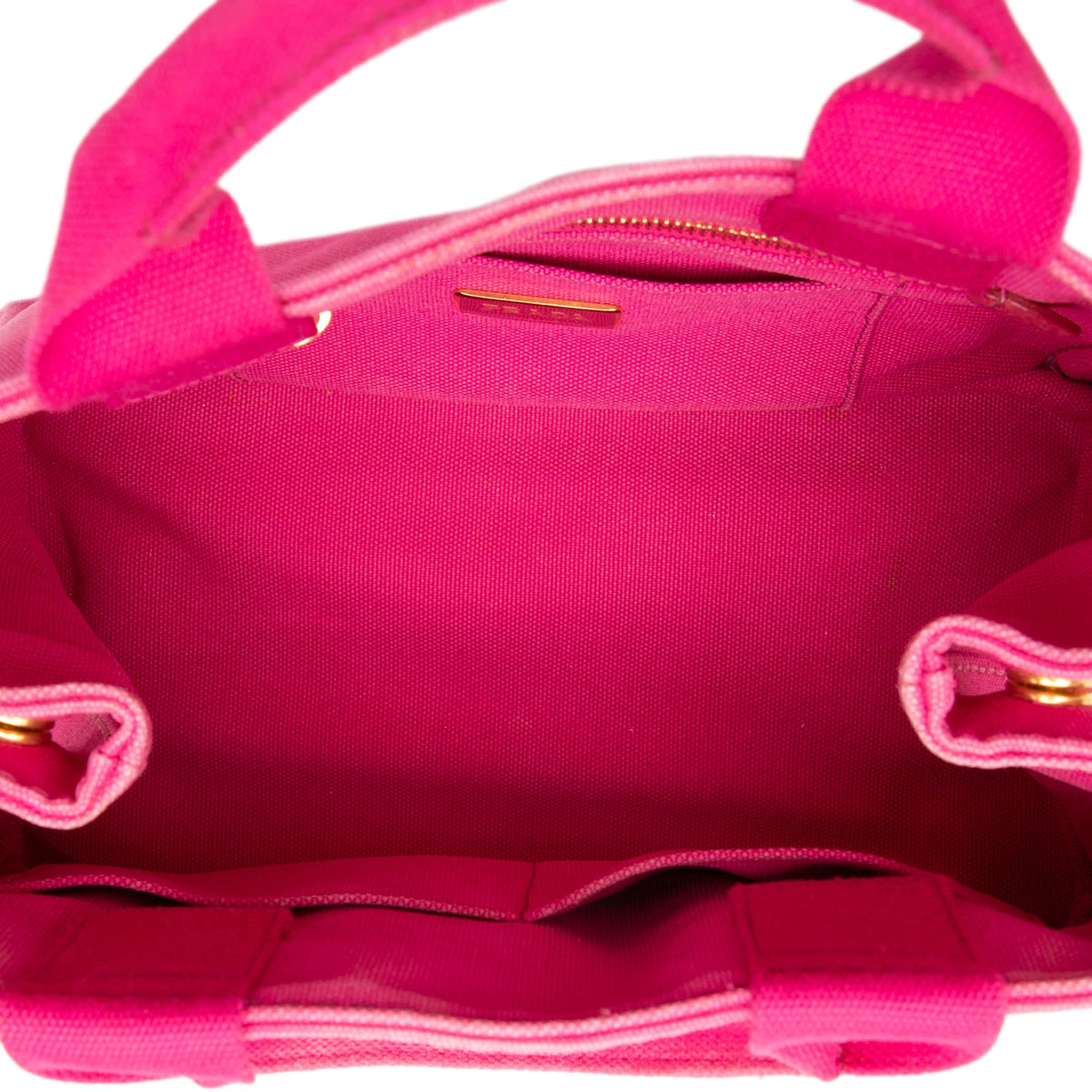 Prada Small Canvas Canapa Logo Tote