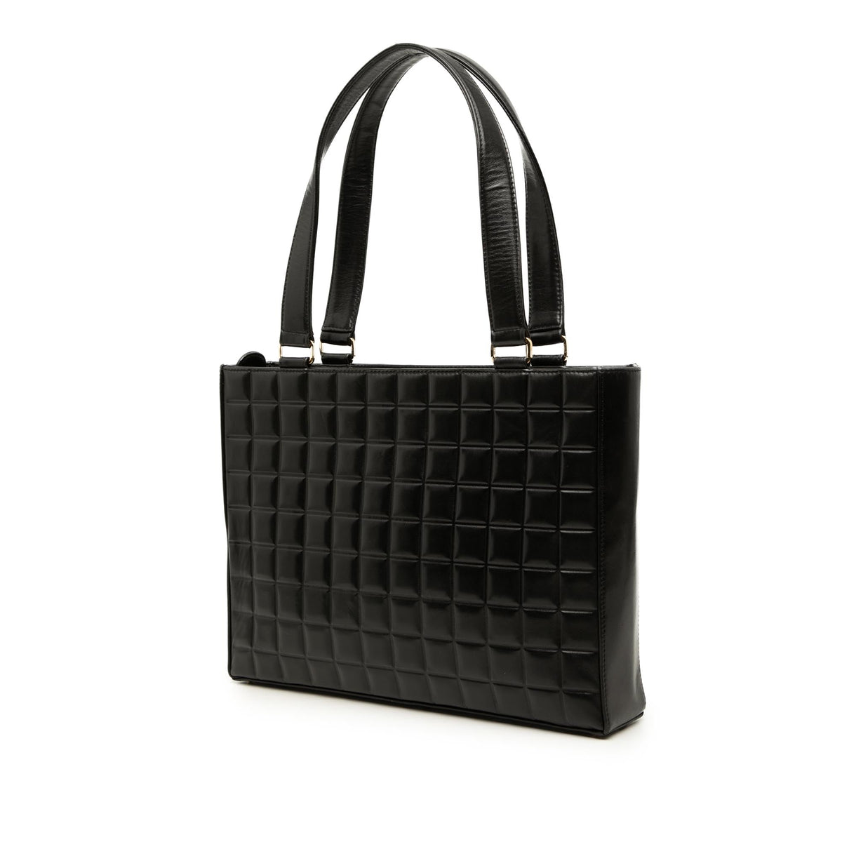 Chanel CC Chocolate Bar Lambskin Tote