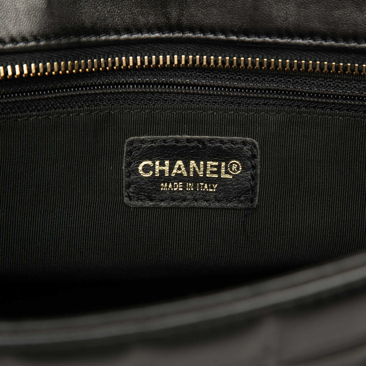 Chanel CC Chocolate Bar Lambskin Tote