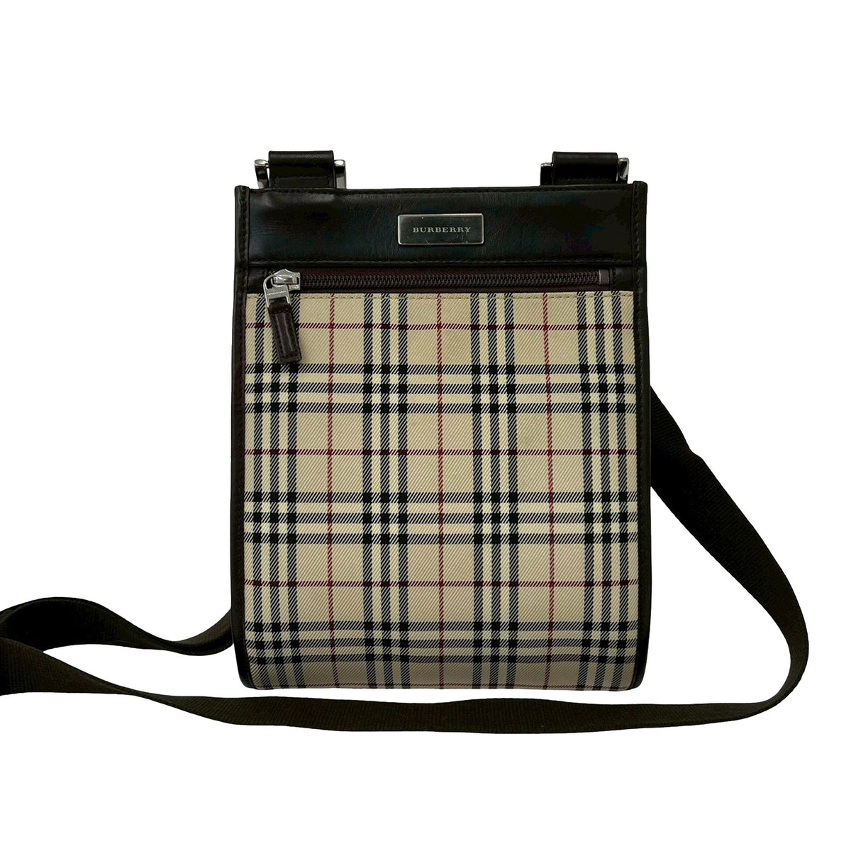 Burberry House Check Canvas Crossbody