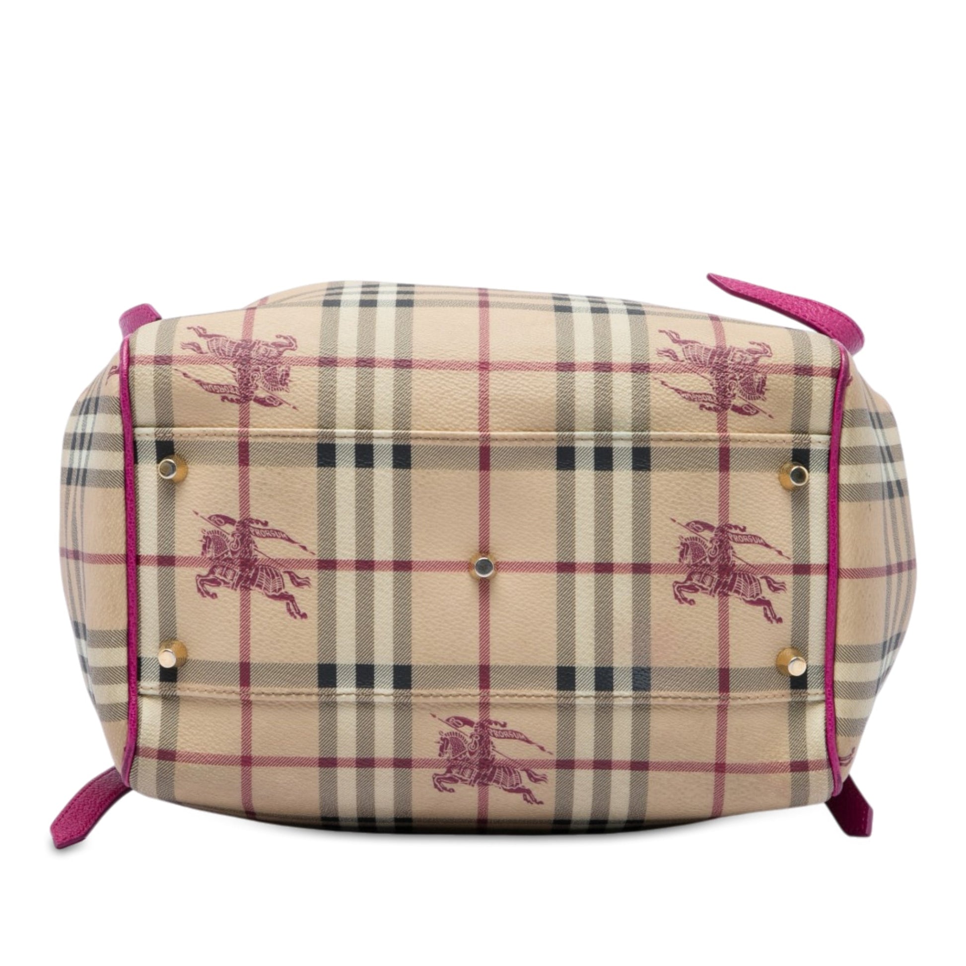 Burberry Small Haymarket Check Coated Canvas Canterbury Tote