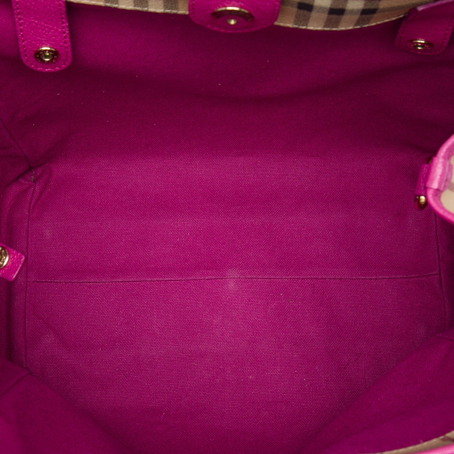 Burberry Small Haymarket Check Coated Canvas Canterbury Tote