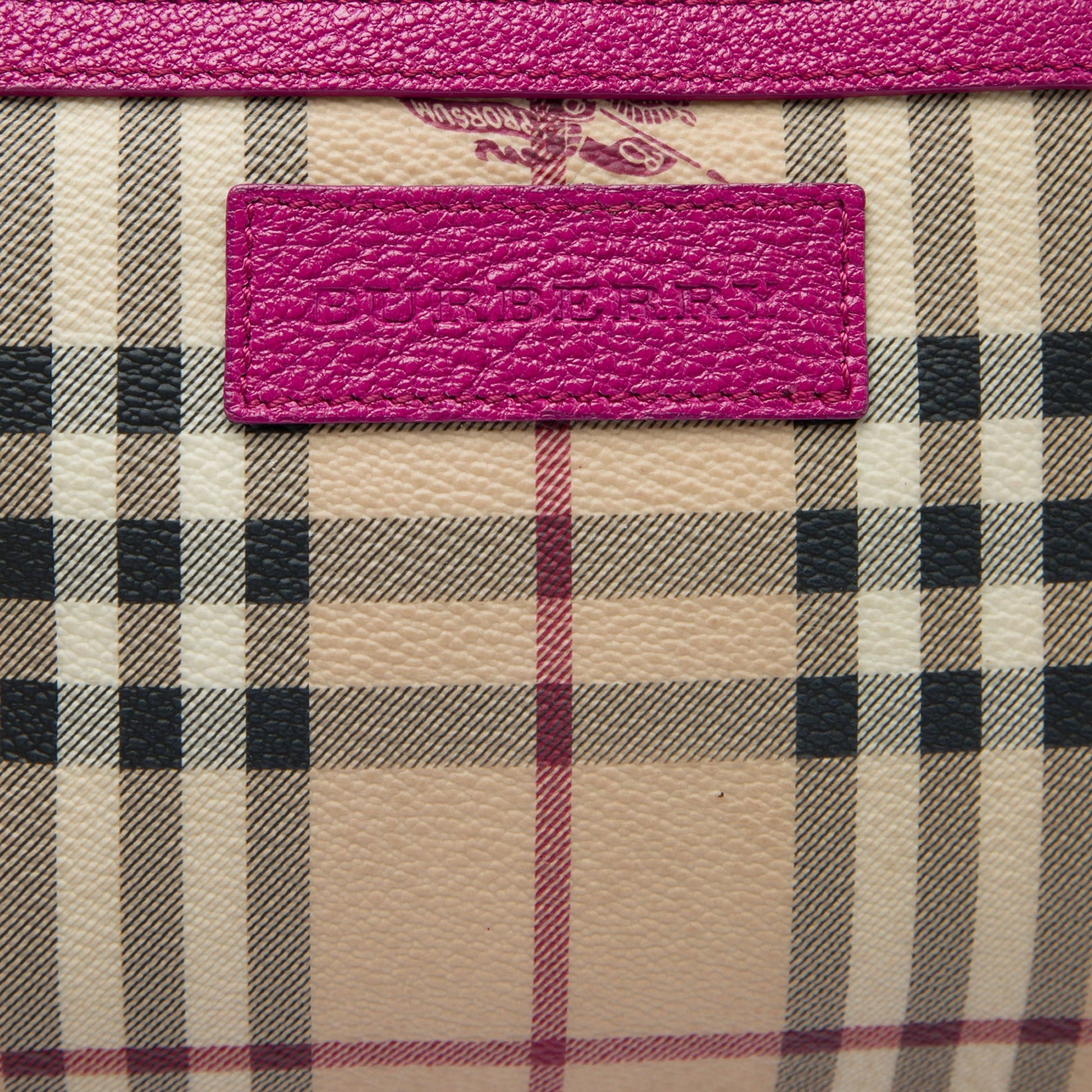 Burberry Small Haymarket Check Coated Canvas Canterbury Tote