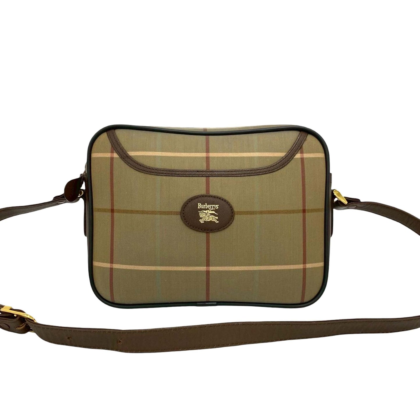 Burberry Vintage Check Canvas Crossbody