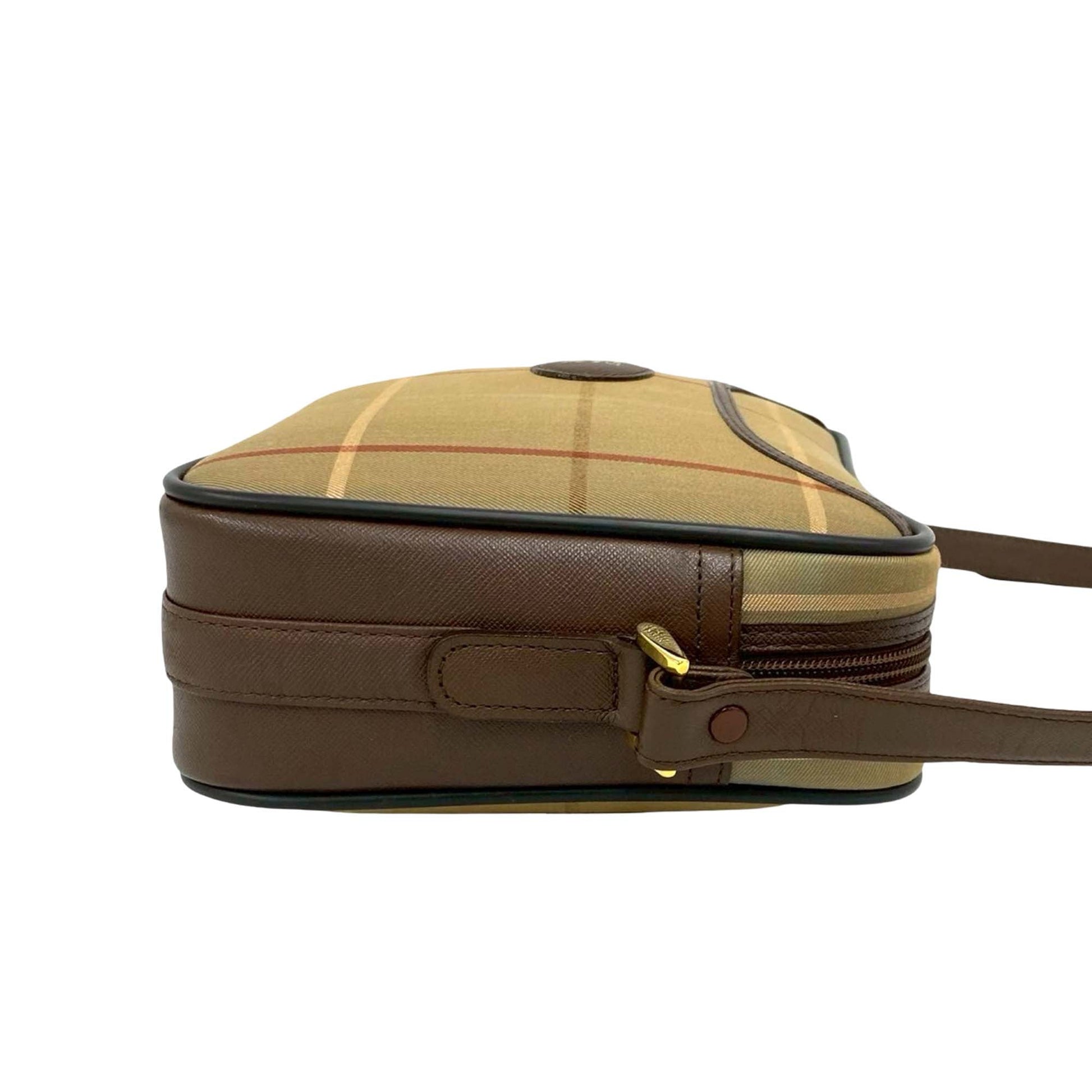 Burberry Vintage Check Canvas Crossbody