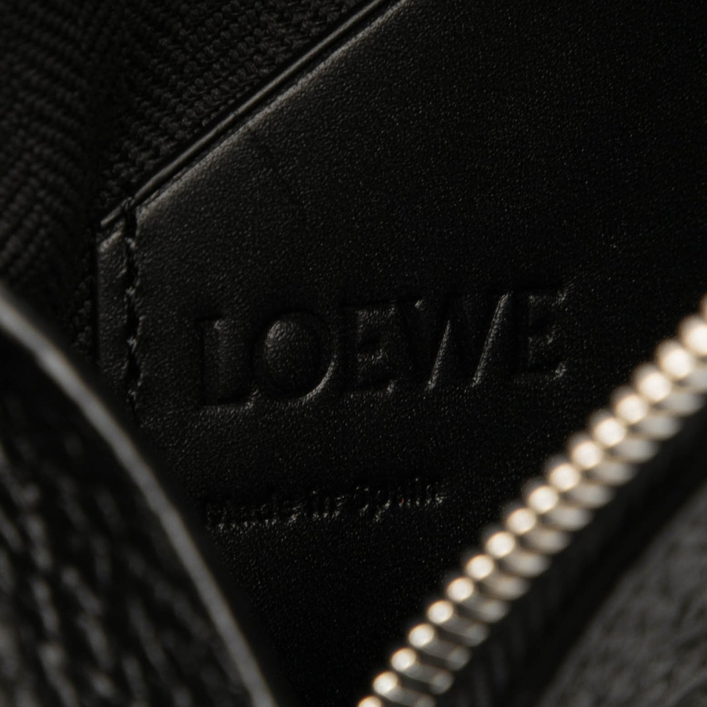 LOEWE Grained Calfskin Vertical T Pocket Pouch