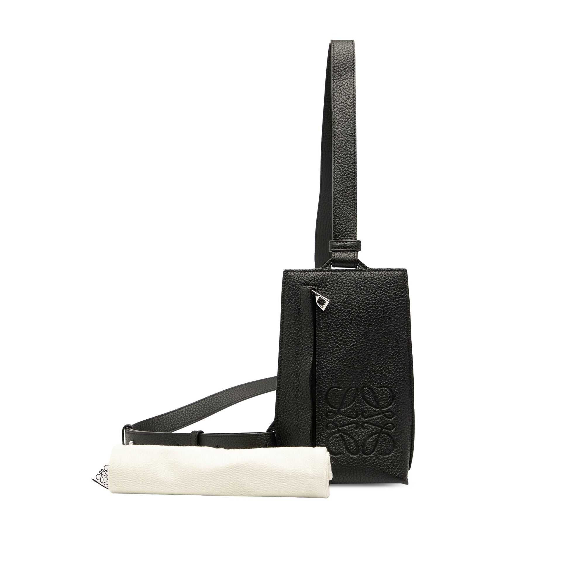 LOEWE Grained Calfskin Vertical T Pocket Pouch