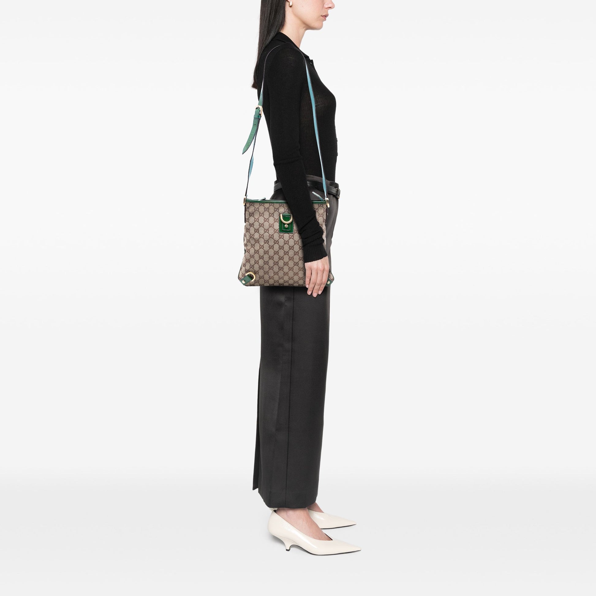 Gucci GG Canvas Abbey D Ring Crossbody