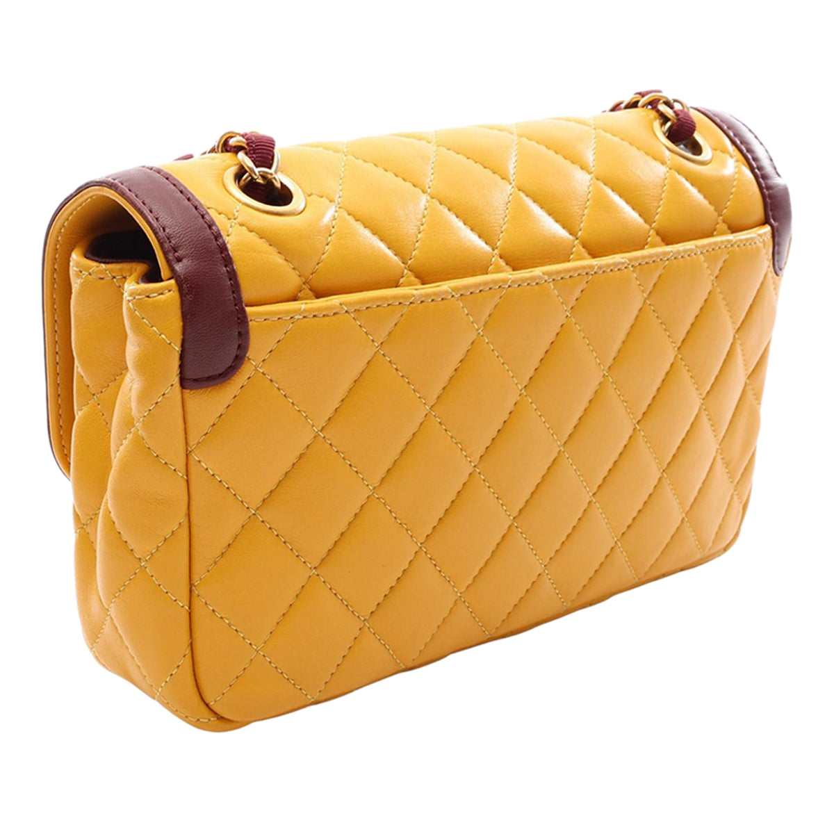 Chanel Medium Quilted Lambskin Two Tone Day Flap