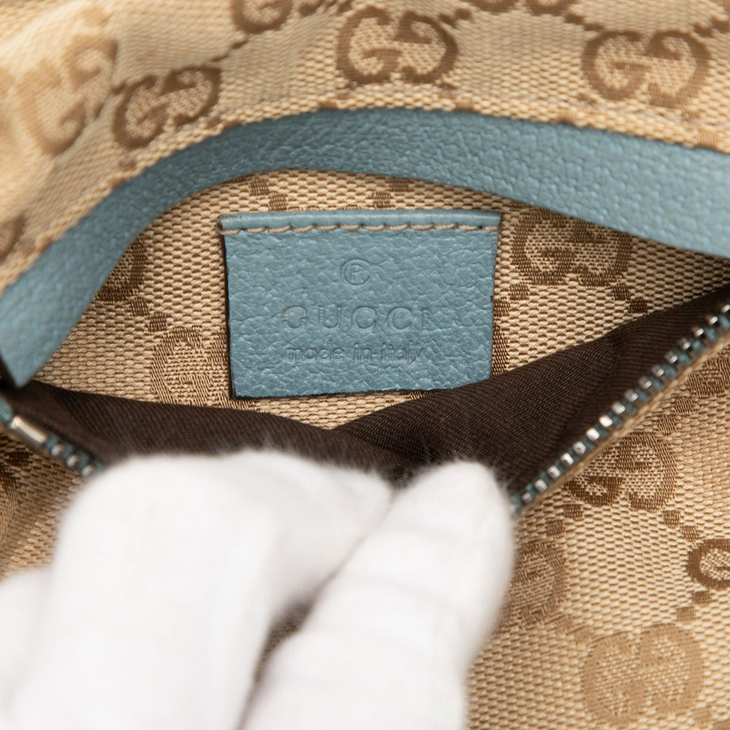 Gucci GG Canvas Web Double Pocket Belt Bag