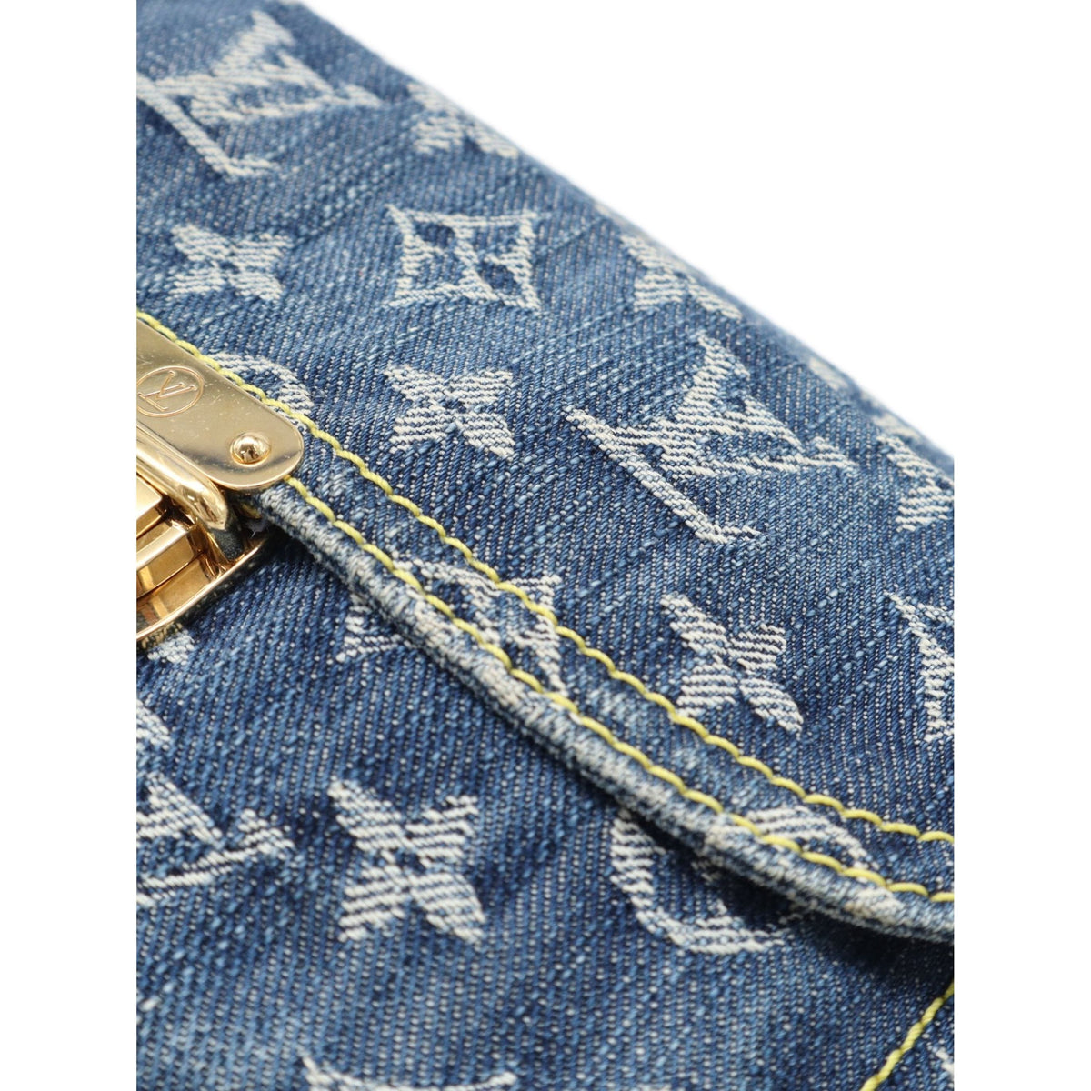 Louis Vuitton Monogram Denim Bum Bag — Blue