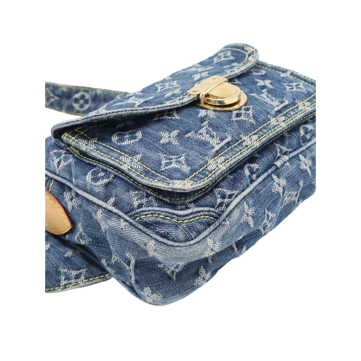 Louis Vuitton Monogram Denim Bum Bag — Blue